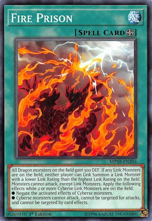 Fire Prison (Common) (MP18-EN204) - 2018 Mega-Tins Mega Pack 1st Edition