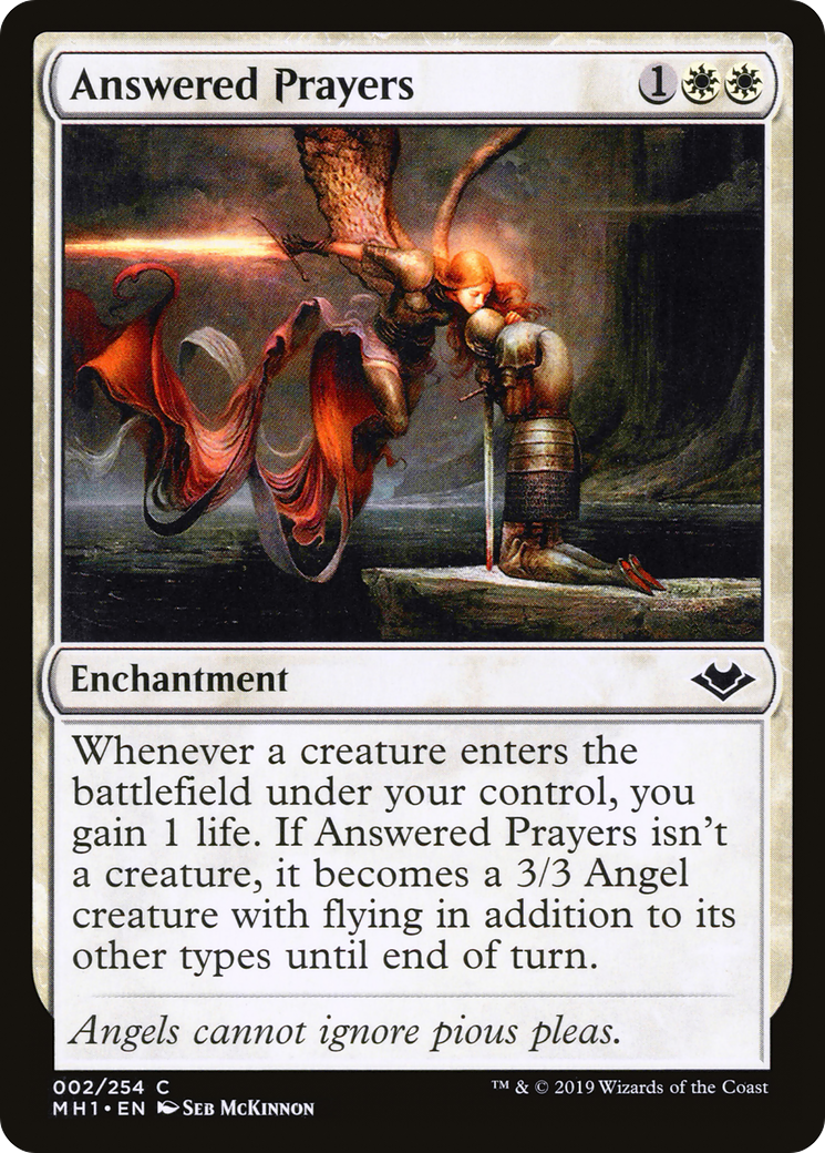 Answered Prayers (MH1-002) [Modern Horizons] Foil