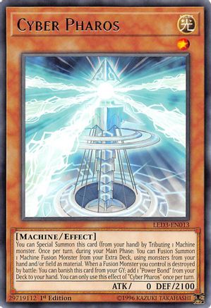 Cyber Pharos (LED3-EN013) - Legendary Duelists: White Dragon Abyss 1st Edition