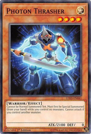 Photon Thrasher (Common) (LED3-EN041) - Legendary Duelists: White Dragon Abyss 1st Edition