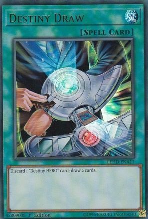 Destiny Draw (Ultra Rare) (LEHD-ENA17) - Legendary Hero Decks 1st Edition