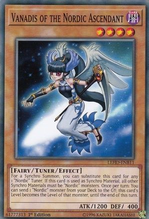 Vanadis of the Nordic Ascendant (Common) (LEHD-ENB11) - Legendary Hero Decks 1st Edition