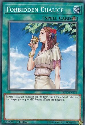 Forbidden Chalice (Common) (LEHD-ENB16) - Legendary Hero Decks 1st Edition