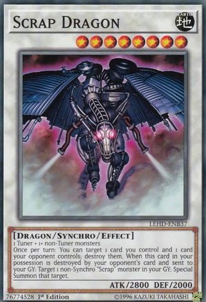 Scrap Dragon (Common) (LEHD-ENB37) - Legendary Hero Decks 1st Edition