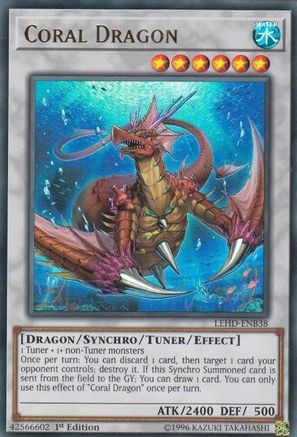 Coral Dragon (Ultra Rare) (LEHD-ENB38) - Legendary Hero Decks 1st Edition