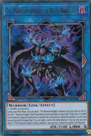 The Phantom Knights of Rusty Bardiche (Ultra Rare) (LEHD-ENC00) - Legendary Hero Decks 1st Edition