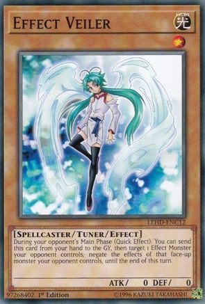 Effect Veiler (Common) (LEHD-ENC12) - Legendary Hero Decks 1st Edition