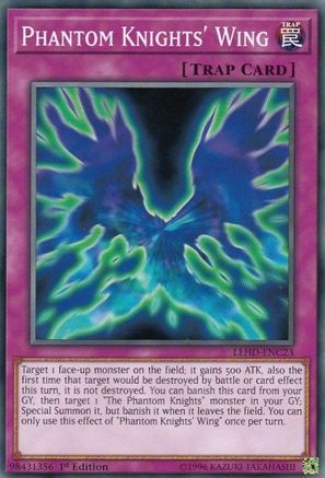 Phantom Knights' Wing (Common) (LEHD-ENC23) - Legendary Hero Decks 1st Edition