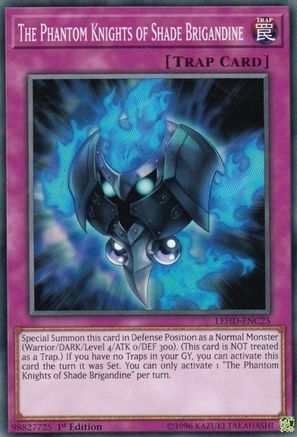 The Phantom Knights of Shade Brigandine (Common) (LEHD-ENC25) - Legendary Hero Decks 1st Edition