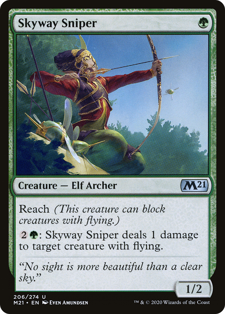 Skyway Sniper (M21-206) [Core Set 2021] Foil