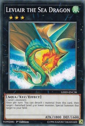 Leviair the Sea Dragon (Common) (LEHD-ENC38) - Legendary Hero Decks 1st Edition
