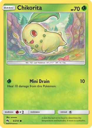 Chikorita (006/214) [SM  Lost Thunder] - Common