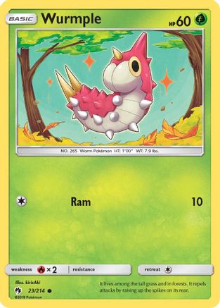 Wurmple (023/214) [SM  Lost Thunder] - Common