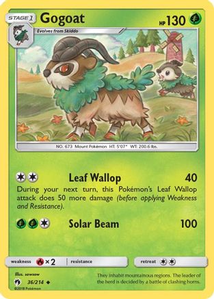 Gogoat (036/214) [SM  Lost Thunder] - Uncommon