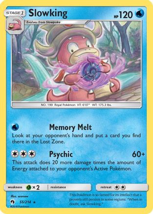 Slowking (055/214) [SM  Lost Thunder] - Rare