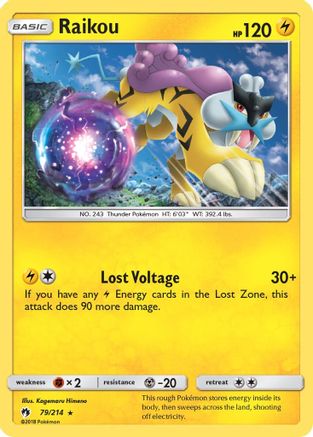 Raikou (079/214) [SM  Lost Thunder] - Rare