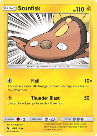 Stunfisk (083/214) [SM  Lost Thunder] - Common