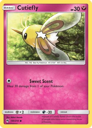 Cutiefly (145/214) [SM  Lost Thunder] - Common