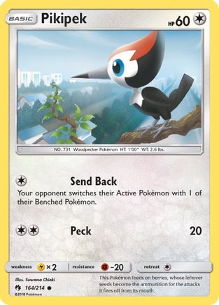 Pikipek (164/214) [SM  Lost Thunder] - Common