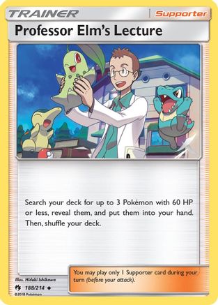 Professor Elm's Lecture (188/214) [SM  Lost Thunder] - Uncommon