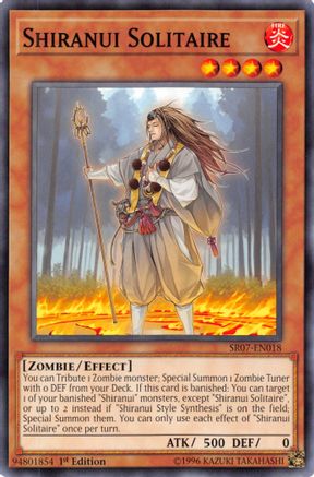 Shiranui Solitaire (Common) (SR07-EN018) - Structure Deck: Zombie Horde 1st Edition