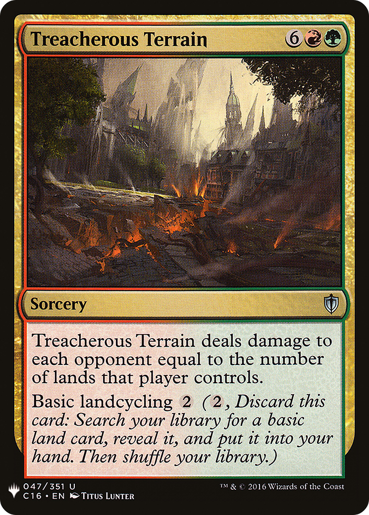 Treacherous Terrain - The List [The List]