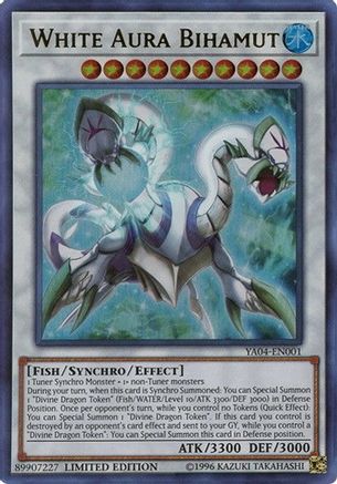 White Aura Bihamut (Ultra Rare) (YA04-EN001) - Yu-Gi-Oh! ARC-V Promo Cards Limited