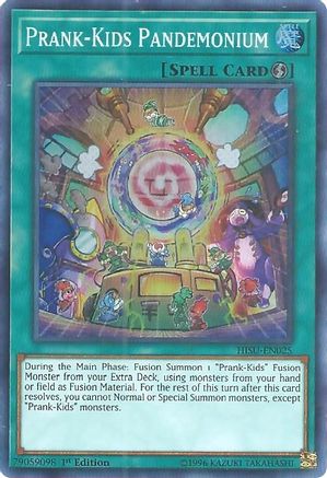 Prank-Kids Pandemonium (Super Rare) (HISU-EN025) - Hidden Summoners 1st Edition