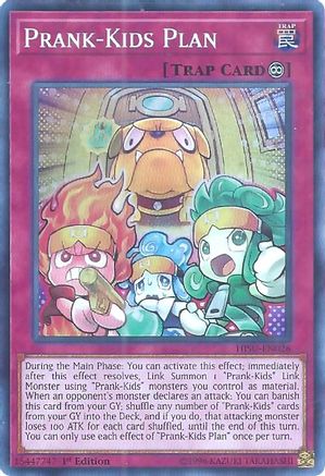 Prank-Kids Plan (Super Rare) (HISU-EN026) - Hidden Summoners 1st Edition