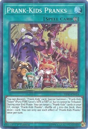 Prank-Kids Pranks (Super Rare) (HISU-EN024) - Hidden Summoners 1st Edition