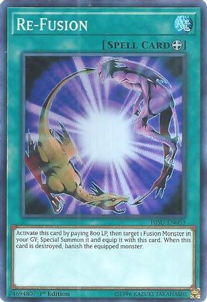 Re-Fusion (Super Rare) (HISU-EN053) - Hidden Summoners 1st Edition