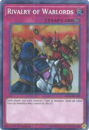 Rivalry of Warlords (Super Rare) (HISU-EN059) - Hidden Summoners 1st Edition