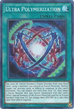 Ultra Polymerization (Super Rare) (HISU-EN043) - Hidden Summoners 1st Edition