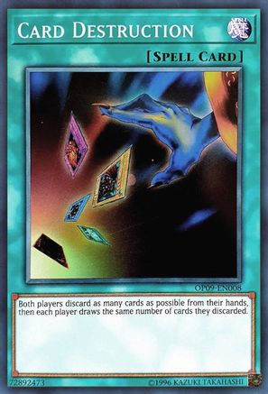 Card Destruction (Super Rare) (OP09-EN008) - OTS Tournament Pack 9 Unlimited
