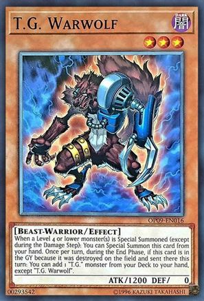 T.G. Warwolf (Common) (OP09-EN016) - OTS Tournament Pack 9 Unlimited