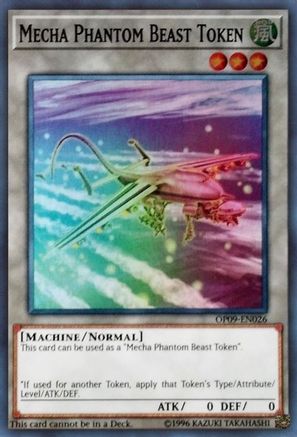Token: Mecha Phantom Beast (A) - "Dracossack" (Super Rare) (OP09-EN026) - OTS Tournament Pack 9 Unlimited