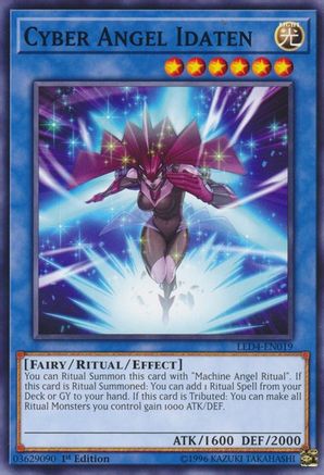 Cyber Angel Idaten (Common) (LED4-EN019) - Legendary Duelists: Sisters of the Rose 1st Edition
