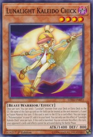 Lunalight Kaleido Chick (Common) (LED4-EN051) - Legendary Duelists: Sisters of the Rose 1st Edition