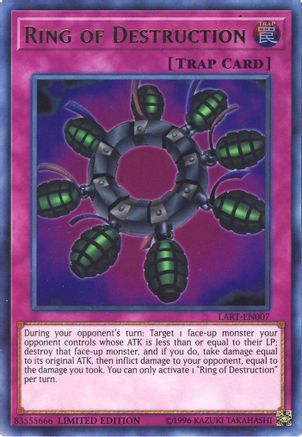 Ring of Destruction (Ultra Rare) (LART-EN007) - The Lost Art Promotion Limited