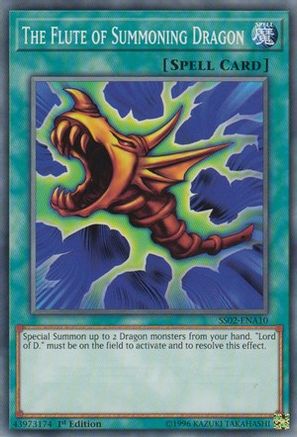 The Flute of Summoning Dragon (Common) (SS02-ENA10) - Speed Duel Decks: Duelists of Tomorrow 1st Edition