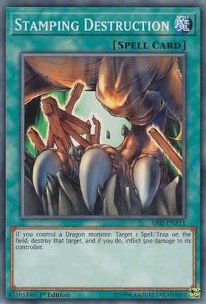 Stamping Destruction (Common) (SS02-ENA11) - Speed Duel Decks: Duelists of Tomorrow 1st Edition