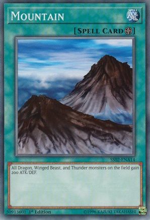 Mountain (Common) (SS02-ENA14) - Speed Duel Decks: Duelists of Tomorrow 1st Edition