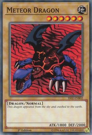 Meteor Dragon (Common) (SS02-ENB02) - Speed Duel Decks: Duelists of Tomorrow 1st Edition