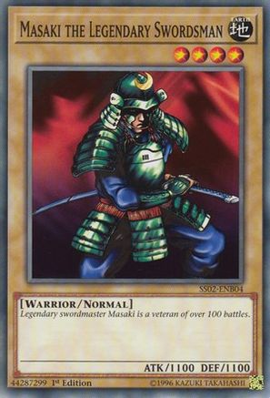 Masaki the Legendary Swordsman (Common) (SS02-ENB04) - Speed Duel Decks: Duelists of Tomorrow 1st Edition