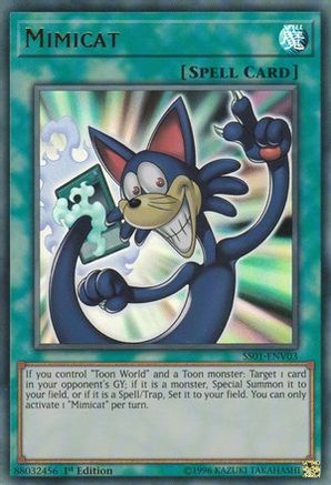 Mimicat (Ultra Rare) (SS01-ENV03) - Speed Duel Decks: Destiny Masters 1st Edition