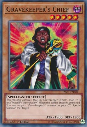 Gravekeeper's Chief (Common) (SS01-ENB04) - Speed Duel Decks: Destiny Masters 1st Edition