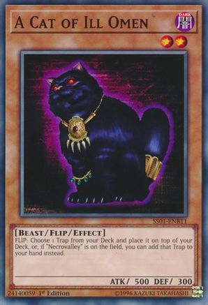 A Cat of Ill Omen (Common) (SS01-ENB11) - Speed Duel Decks: Destiny Masters 1st Edition