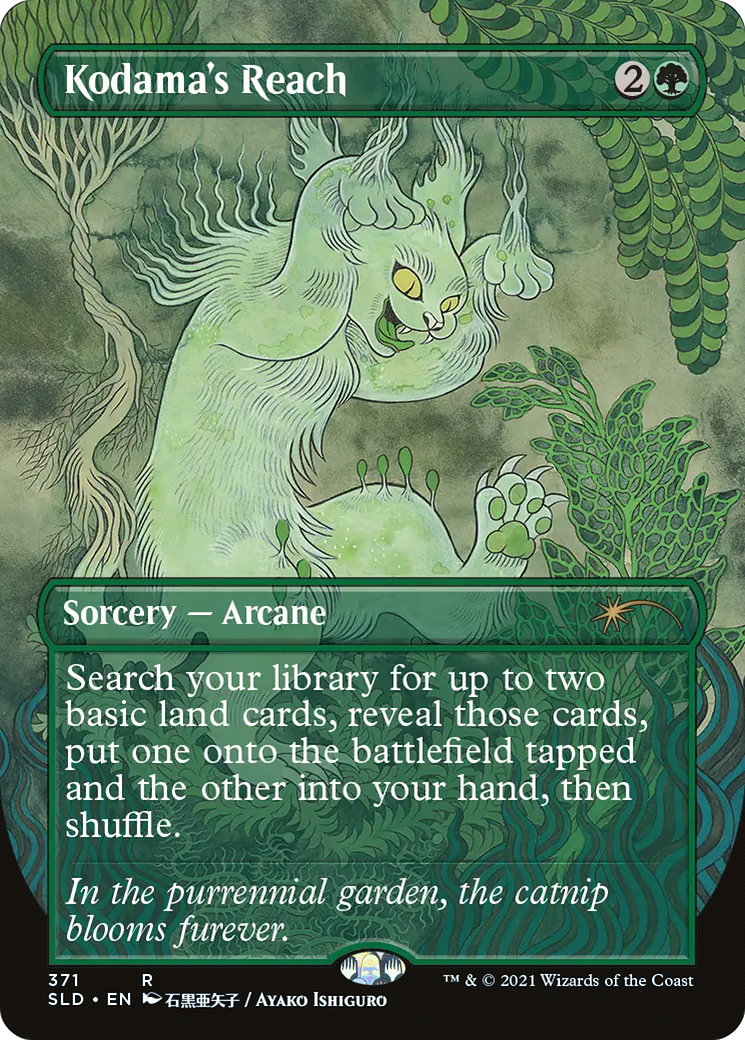 Kodama's Reach (SLD-371) (Borderless) [Secret Lair Drop] Foil