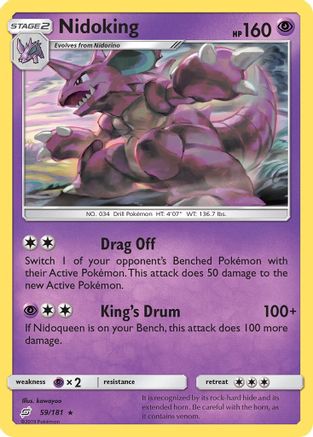 Nidoking (059/181) [SM  Team Up] - Rare