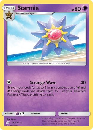 Starmie (065/181) [SM  Team Up] - Rare